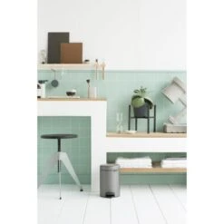 Pedaalemmer NewIcon BRABANTIA - 3 Liter Platinum -Tuinartikelen Winkel 1608034466 3 600