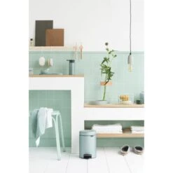 Pedaalemmer NewIcon BRABANTIA - 3 Liter Muntgroen -Tuinartikelen Winkel 1608034756 3 600