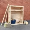 Berging Brandhout Woody - 117 Cm × 52 Cm × 156 Cm -Tuinartikelen Winkel berging brandhout woody ca 1 m 1628071382 1 600