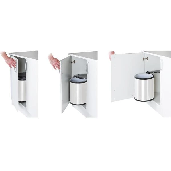 Inbouw afvalemmer wit 14 liter Inbouw Afvalemmer Wit 14 Liter -Tuinartikelen Winkel inbouw afvalemmer wit 14l 1537964917 600