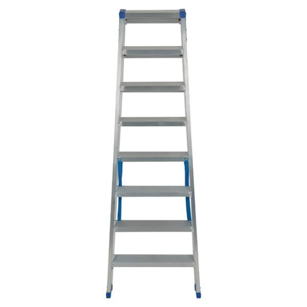 Dubbele trapladder Sparta DUO 2 × 8 treden Dubbele Trapladder Sparta DUO 2 × 8 Treden -Tuinartikelen Winkel ind dubbele trapladder sparta duo 2x8tr 1603372776 600