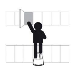 Kick Step Metaal Antraciet - 43 Cm -Tuinartikelen Winkel kick step metaal grijs 1538567982 600