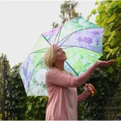 ESSCHERT DESIGN Paraplu Met Bloemenprint - Ø 120 Cm -Tuinartikelen Winkel paraplu met bloemen 120 cm 1492183705 1 600