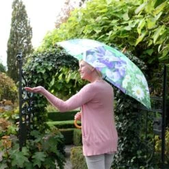 ESSCHERT DESIGN Paraplu Met Bloemenprint - Ø 120 Cm -Tuinartikelen Winkel paraplu met bloemen 120 cm 1492183750 1 600