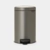 Pedaalemmer NewIcon BRABANTIA - 12 Liter Platinum