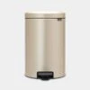 Pedaalemmer NewIcon BRABANTIA - 20 Liter Champagne -Tuinartikelen Winkel pedaalemmer newicon 20 l champagne 1607881355 1 600