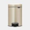 Pedaalemmer NewIcon BRABANTIA - 3 Liter Champagne -Tuinartikelen Winkel pedaalemmer newicon 3 l champagne 1608033857 1 600