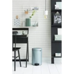 Pedaalemmer NewIcon BRABANTIA - 12 Liter Muntgroen -Tuinartikelen Winkel pedaalemmer newicon 12 l muntgroen 1608019532 3 600