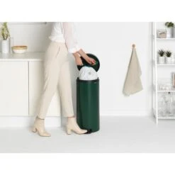 Pedaalemmer NewIcon BRABANTIA - 30 Liter Dennegroen -Tuinartikelen Winkel pedaalemmer newicon 30 liter dennegroen 1608012475 3 600