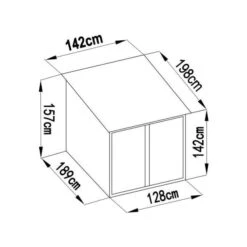 Sinolily Niki A Fietsenberging - Voor 2 Fietsen -Tuinartikelen Winkel sinolily fietsenberging 2 fietsen 1675952882 1 600