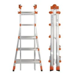Telescopische Ladder Goliath 4 × 5 Treden -Tuinartikelen Winkel telescopische ladder goliath 4x5 1603458904 600