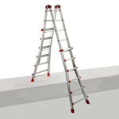 Telescopische Ladder Goliath 4 × 5 Treden -Tuinartikelen Winkel telescopische ladder goliath 4x5 1603458905 600