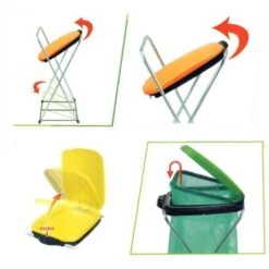 Vuilniszakhouder - 2 Deksels -Tuinartikelen Winkel vuilniszakhouder 2 deksels 1565946276 1 600