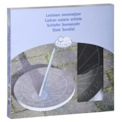 ESSCHERT DESIGN Zonnewijzer Leisteen Ø 24 Cm -Tuinartikelen Winkel zonnewijzer leisteen 24 cm 1546855085 3 600